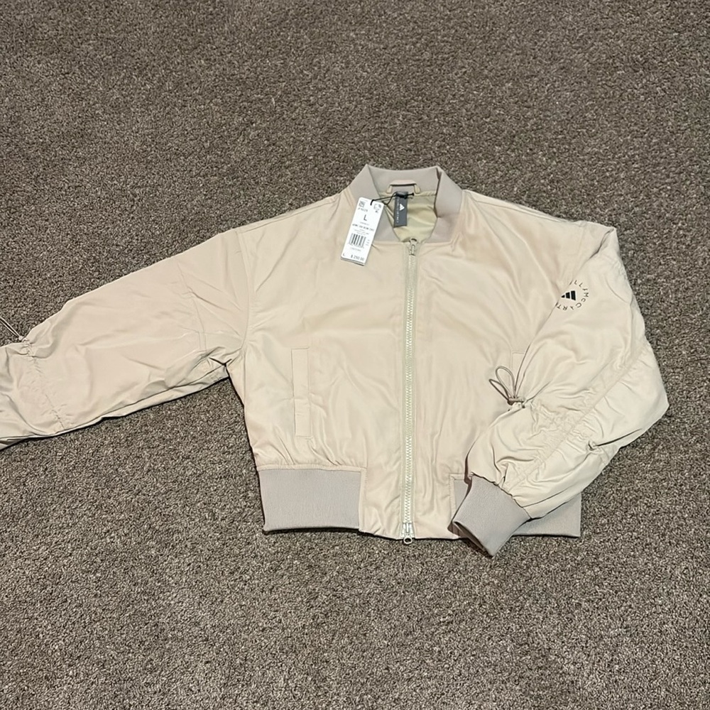 Adidas by Stella McCartney Light Tan Bomber Jacket